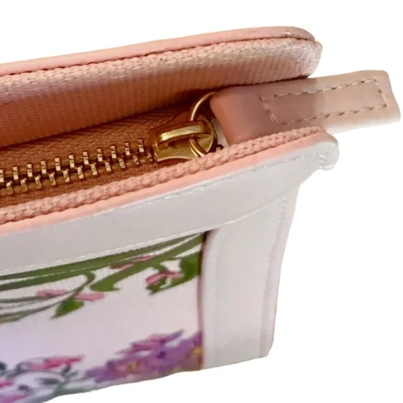 Carolina Herrera Clutch Pink Floral NEW - Picture 7 of 7